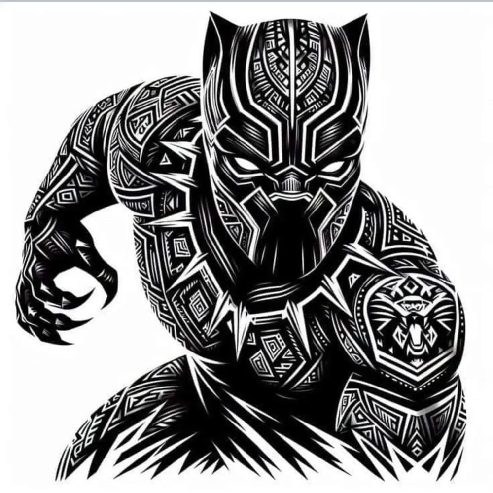 Black Panther Adult Face Mask (Medium)